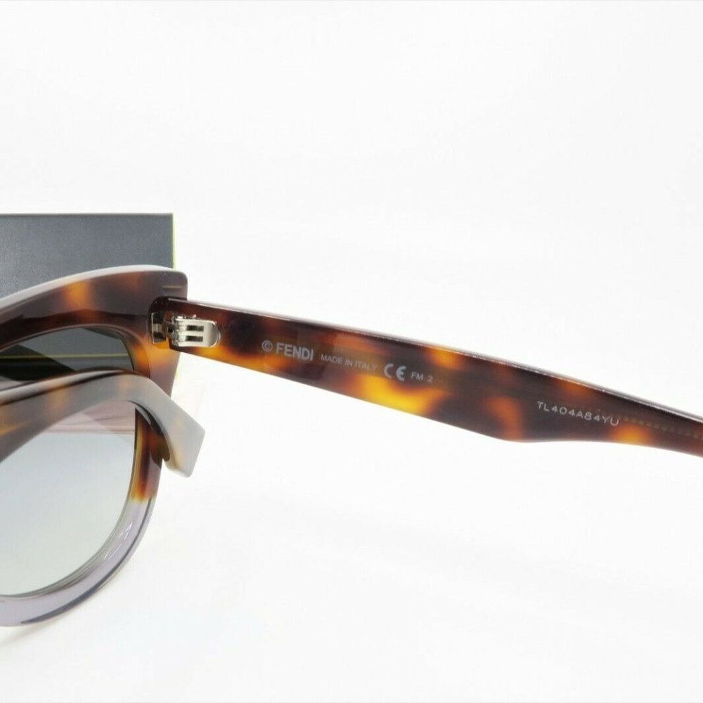 Fendi FF 238/S AB8 Women's Cat-Eye Tortoise - Picture 4 of 5